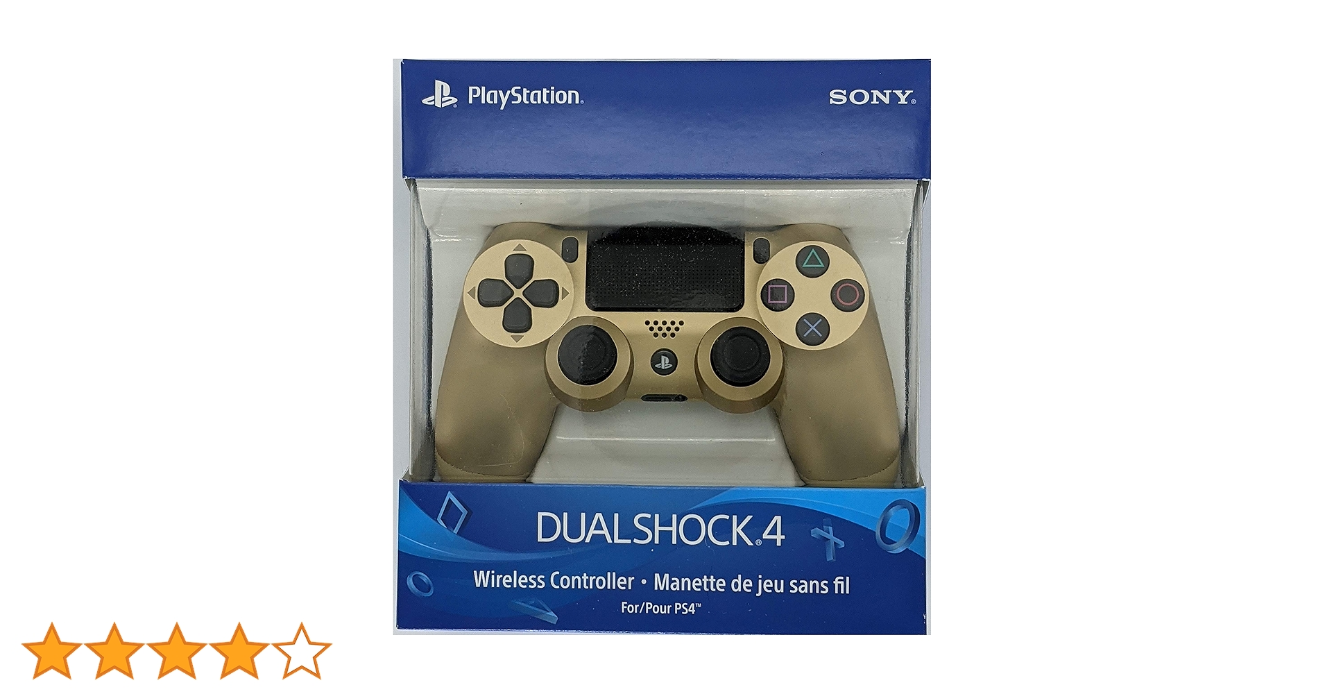Amazon | ワイヤレスコントローラー (DUALSHOCK 4) ゴールド (CUH